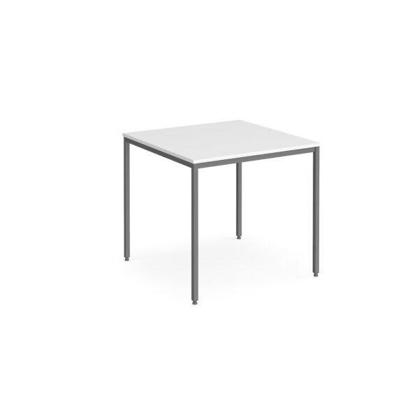 Rectangular flexi table with graphite frame