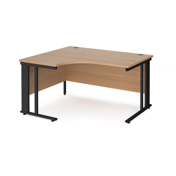 Maestro 25 cable managed left hand ergonomic desk