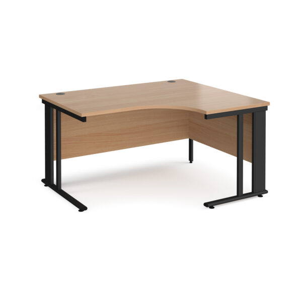 Maestro 25 cable managed right hand ergonomic desk