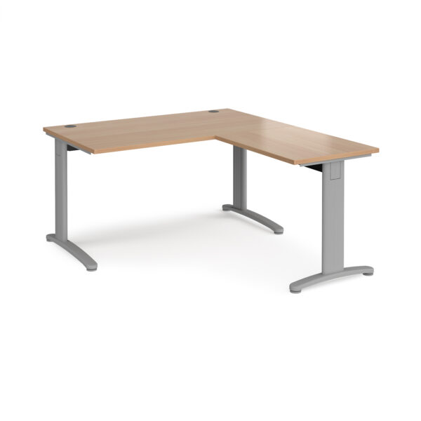 TR10 single desk with return