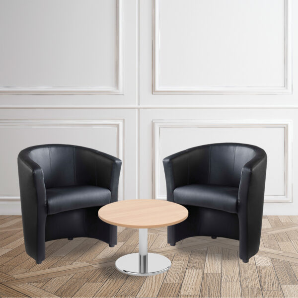 London tub chairs with coffee table
