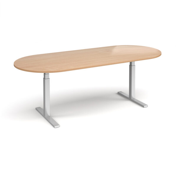 Elev8 Touch radial end boardroom table