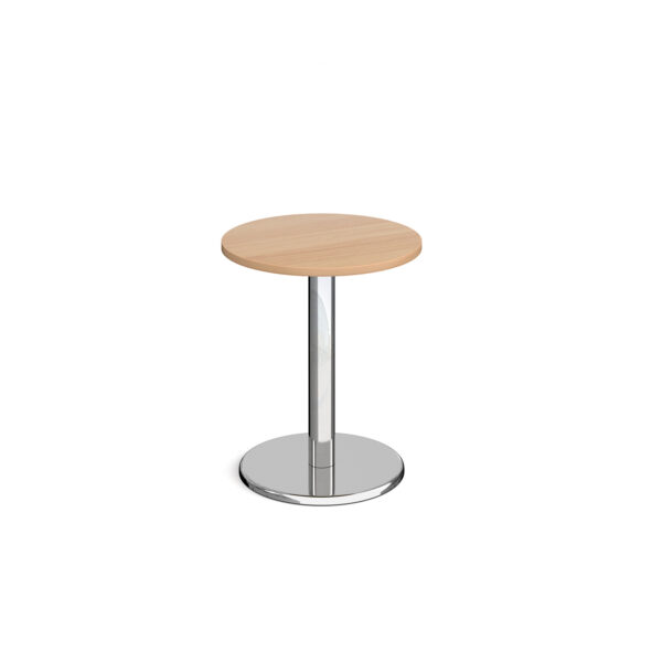 Pisa circular dining table with round base