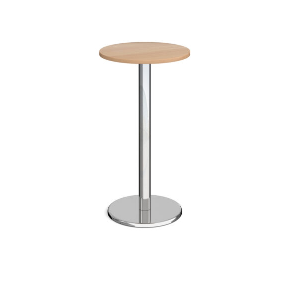 Pisa circular poseur table with round base