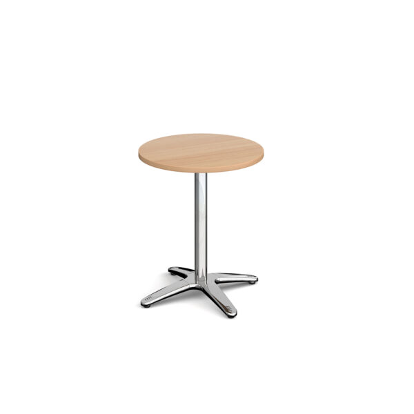 Roma circular dining table with 4 leg base